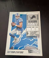 2018 Panini Contenders Matthew Stafford Season Ticket #20 - Image 1