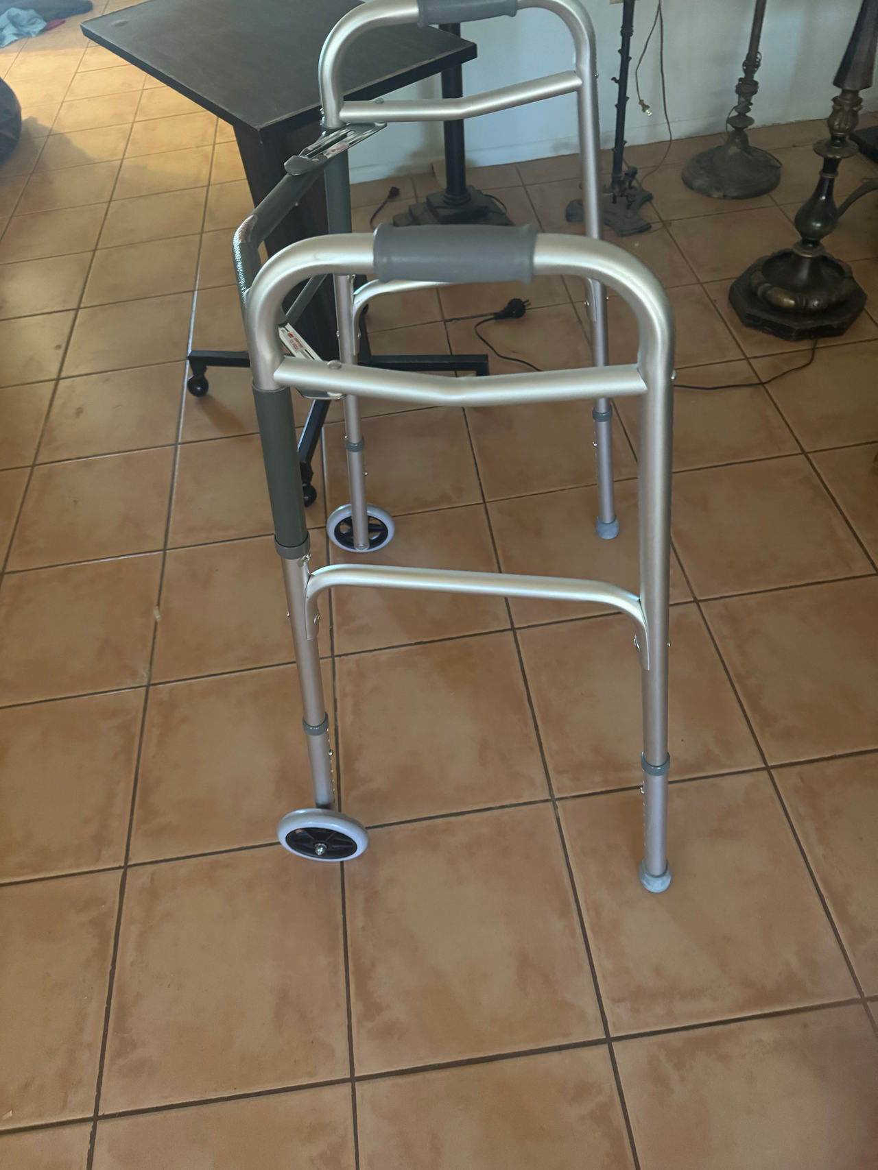 Folding Walker with Wheels x 2