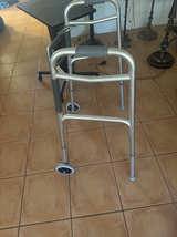 Folding Walker with Wheels x 2 - Image 1