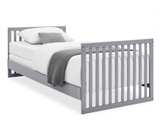 NEW Delta Children Essex Convertible Baby Crib Twin Bed 2.75-Inch Mattress Grey - Image 3