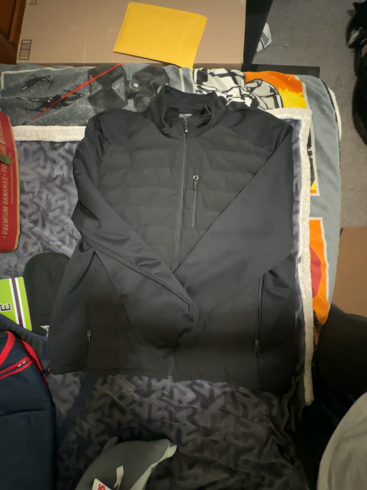 32 DEGREES Mixed Media Jacket Black XXL