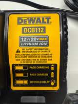 New DeWalt DCB112 12V/20V Max Lithium Ion Battery Charger - Image 2