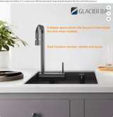 Glacier Bay Workstation Stainless Steel Bar Sink w/Folding Faucet - Brand New - Image 3