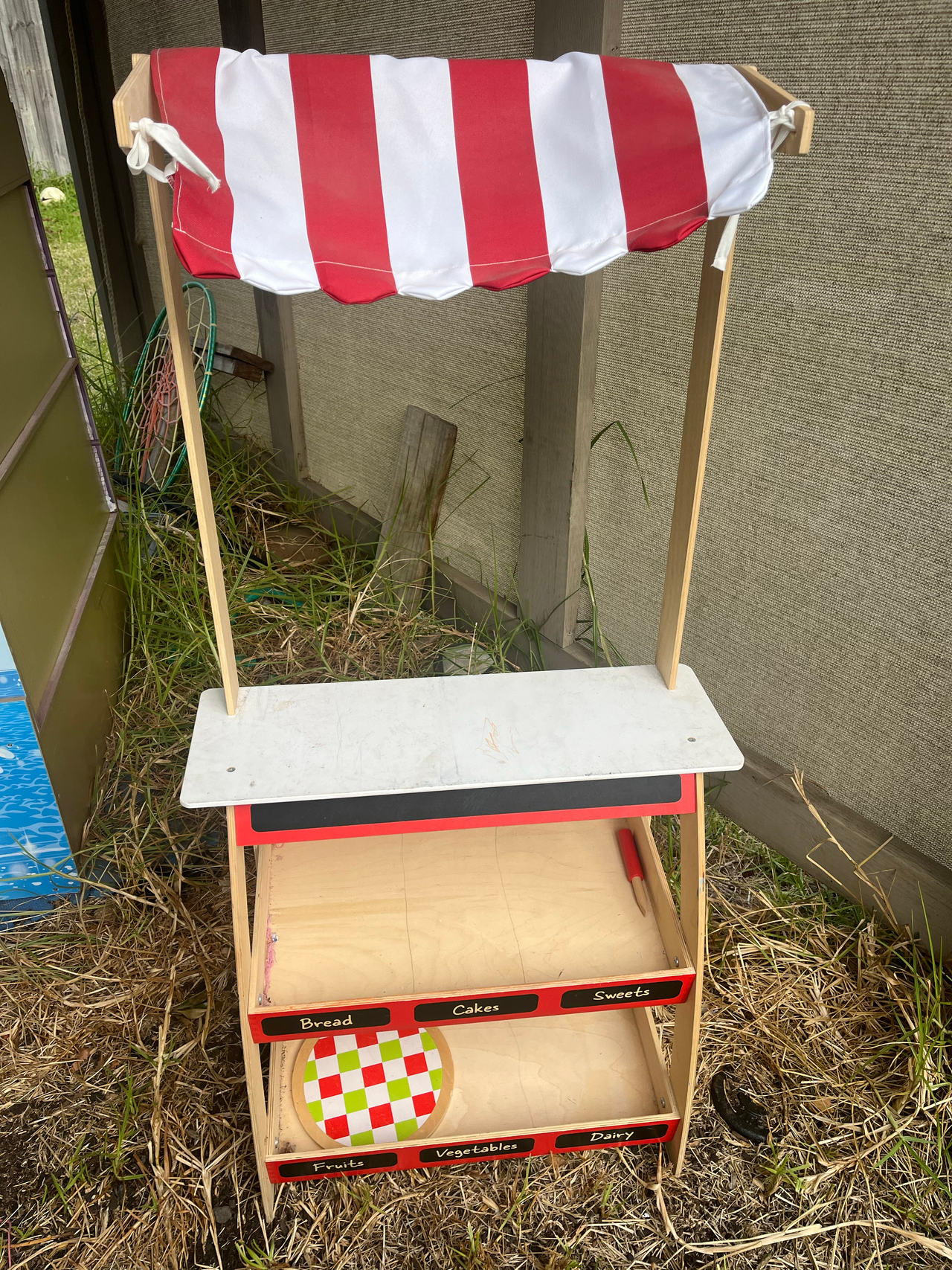 Wooden Toy Market Stall