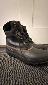 Sorel Cheyanne Men's Black Leather Waterproof Duck Boots 7.5 Men’s  - Image 3