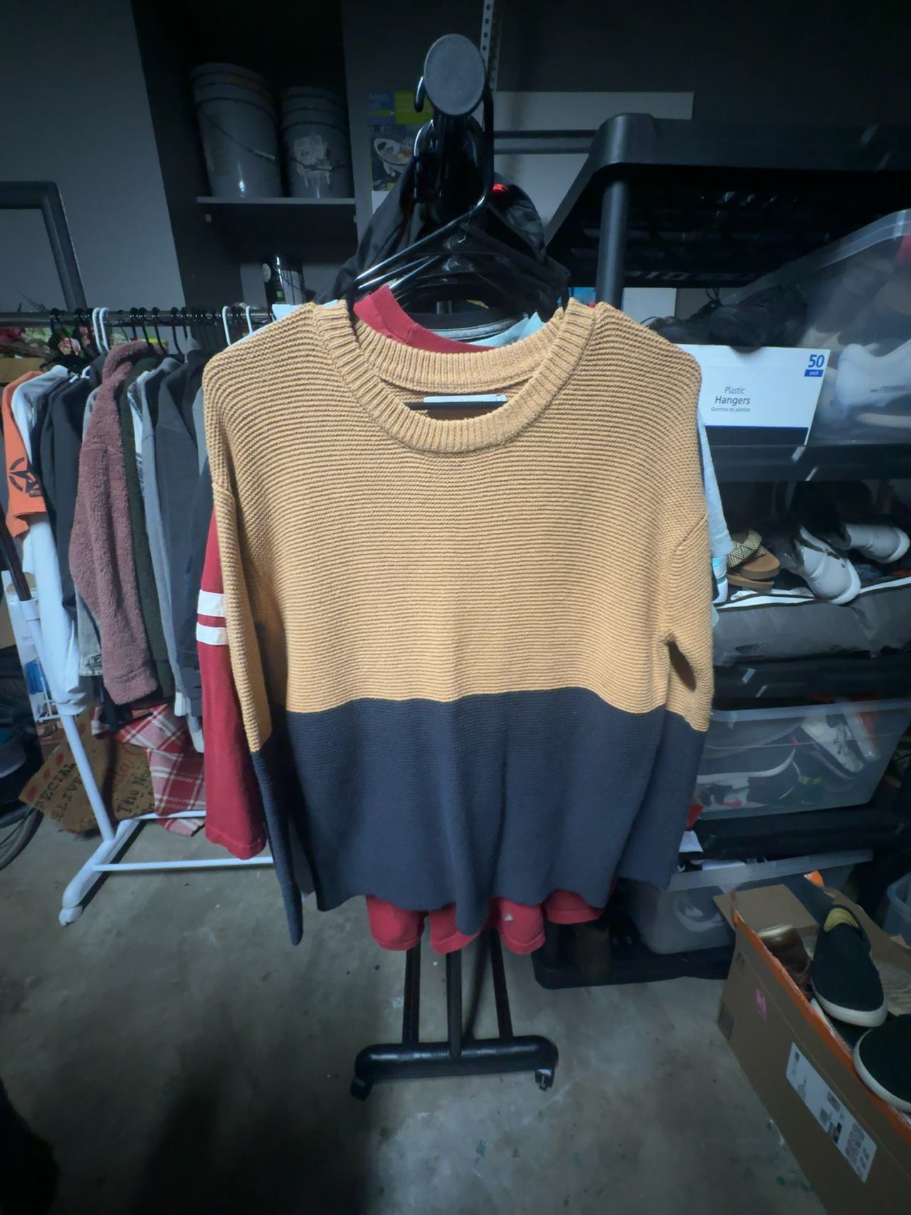 Stitches & Stripes Colorblock Pullover Sweater Size Medium 