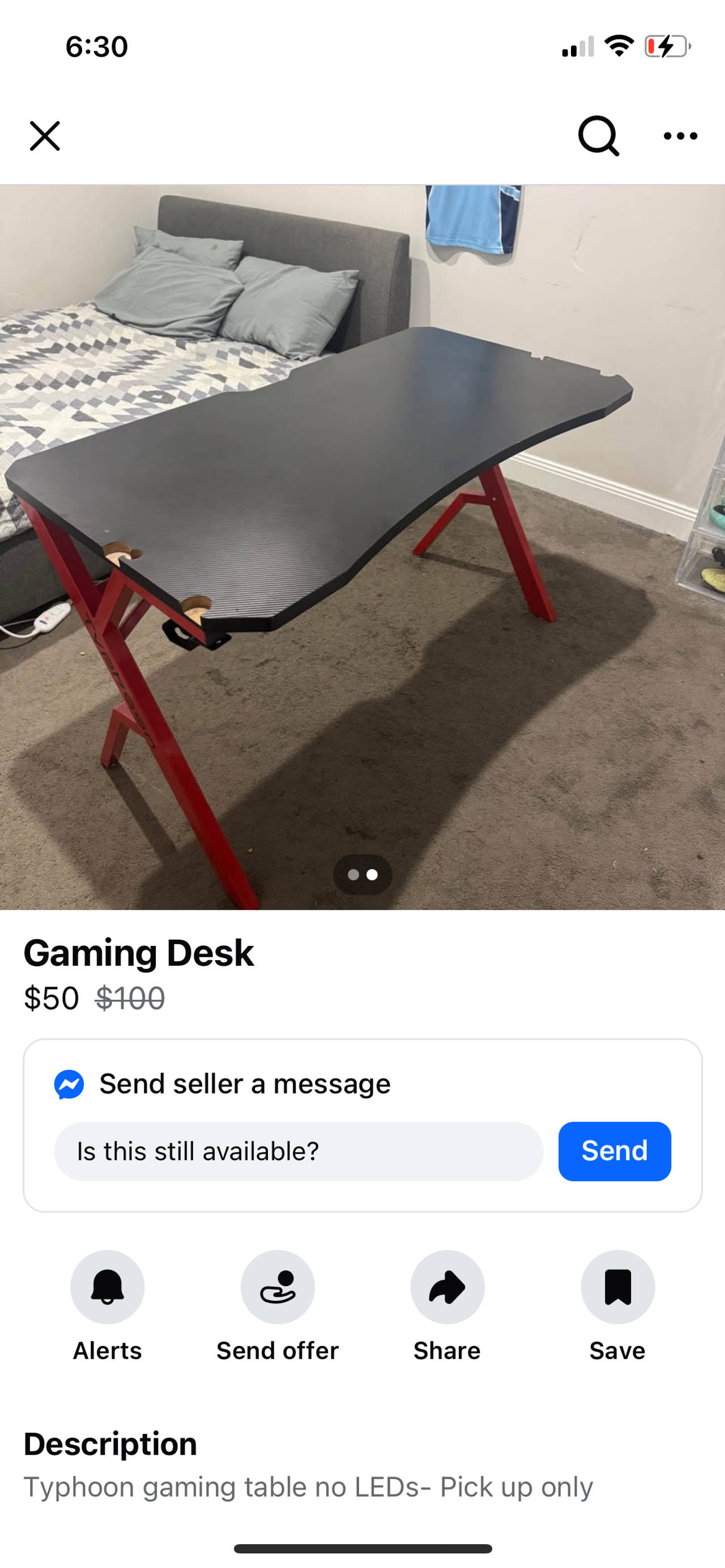 Typhoon Gaming Desk