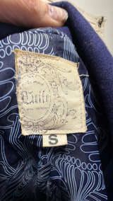 Anthropologie Old School Tulle Wool Blend Princess Pea Coat - Image 4