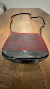 Ralph Lauren RLL Red Cowhair Shoulder Bag Cow Hide Purse  - Image 1