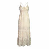 Mossimo Silk Blend Floral Brocade Maxi Dress - Image 1