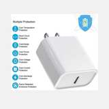 Apple 20W USB-C Power Adapter with USB-C to Lightning Cable - Image 5