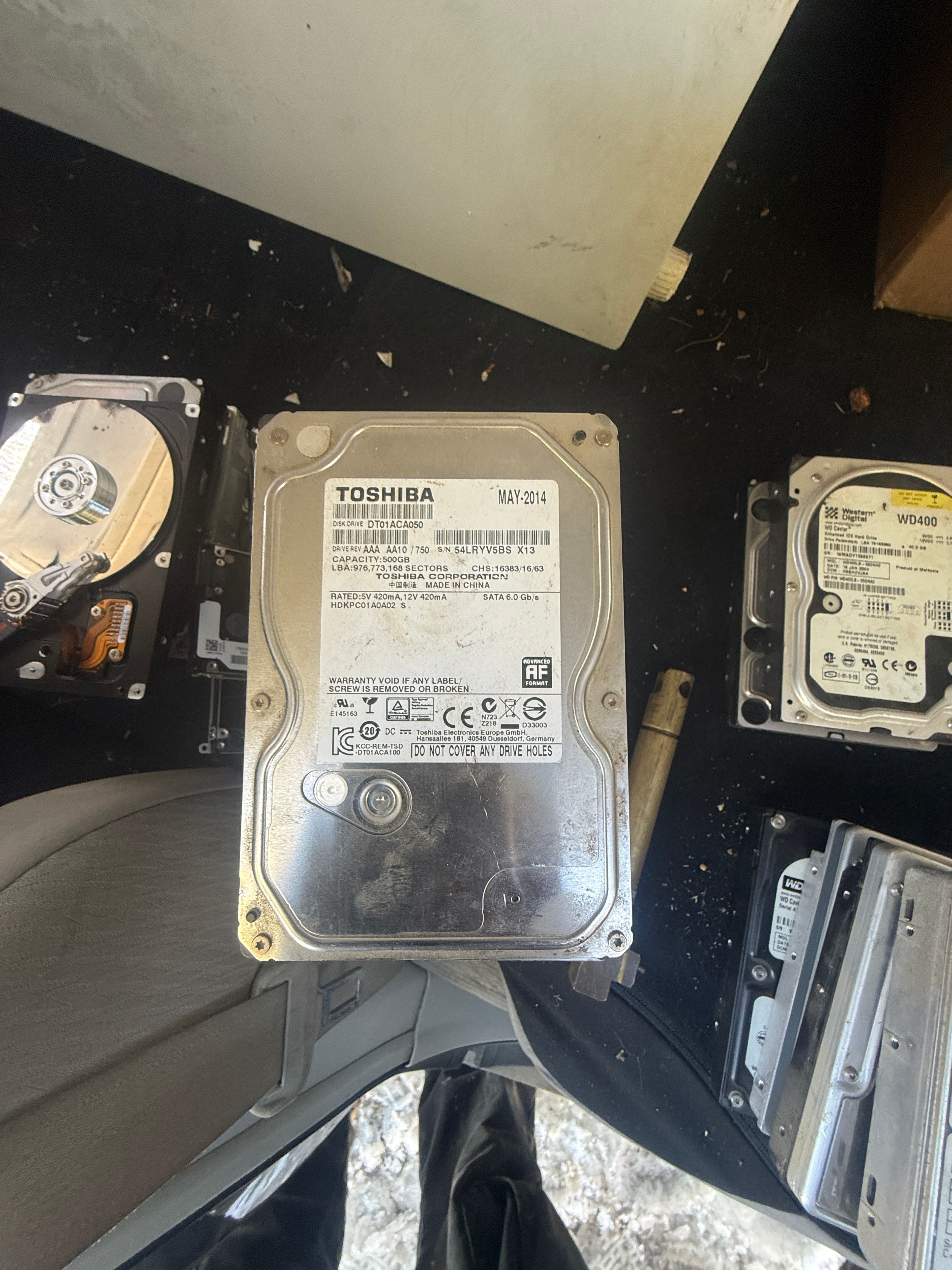 Toshiba 500GB 7200RPM 3.5" Internal Hard Drive