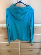 Hollister Light Blue Seagull Logo Hoodie - Image 7