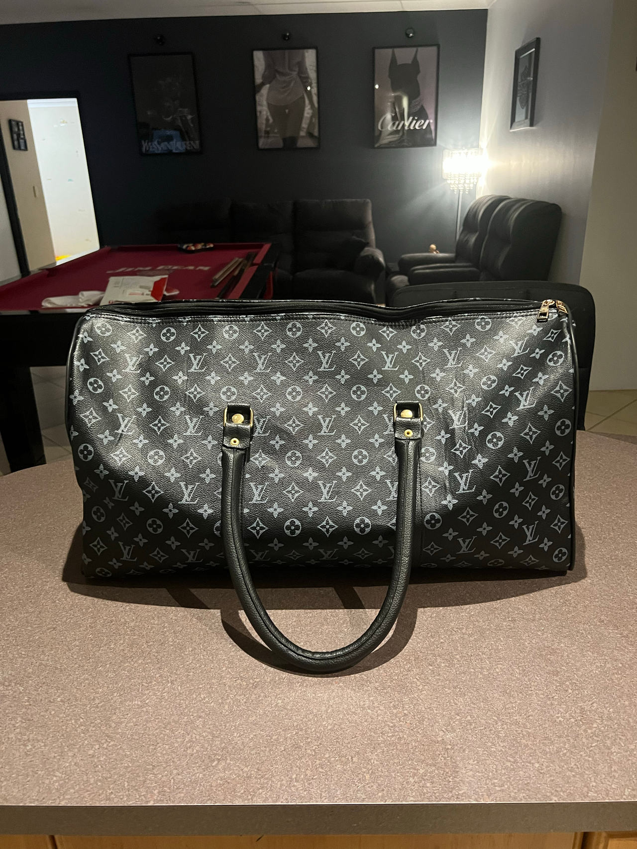 Louis Vuitton Keepall Bandoulière 45 Monogram Eclipse
