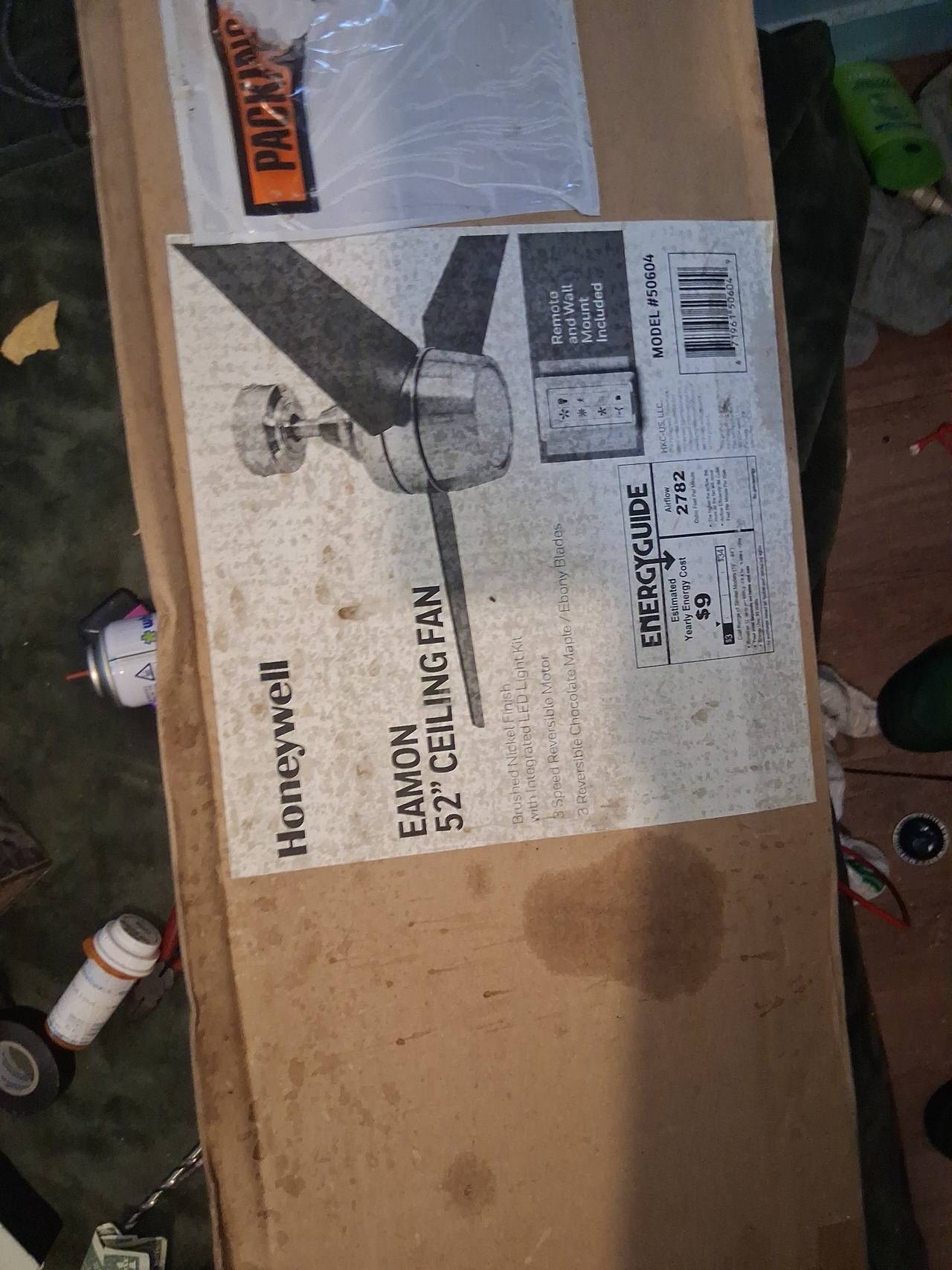 Honeywell Eamon 52" Ceiling Fan