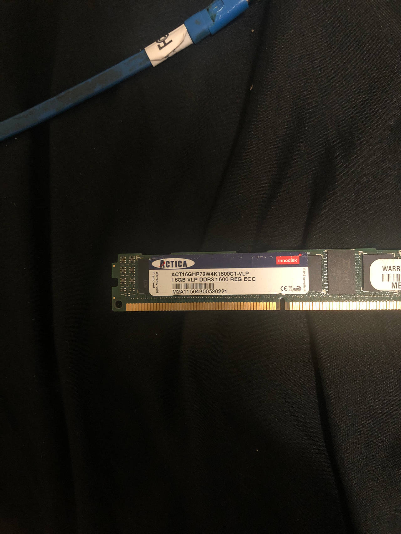 Actica 16GB VLP DDR3 1600 REG ECC