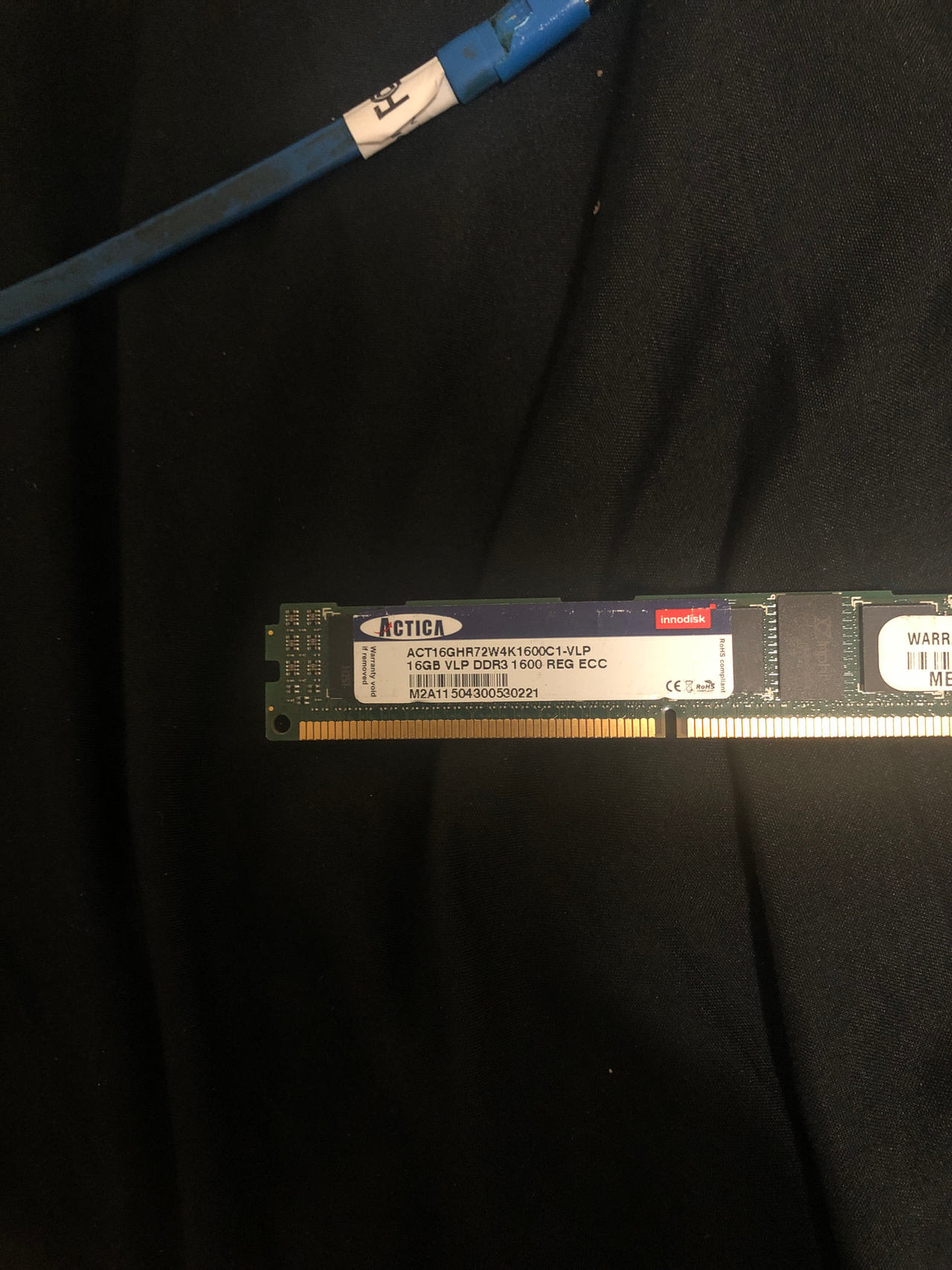 Actica 16GB VLP DDR3 1600 REG ECC
