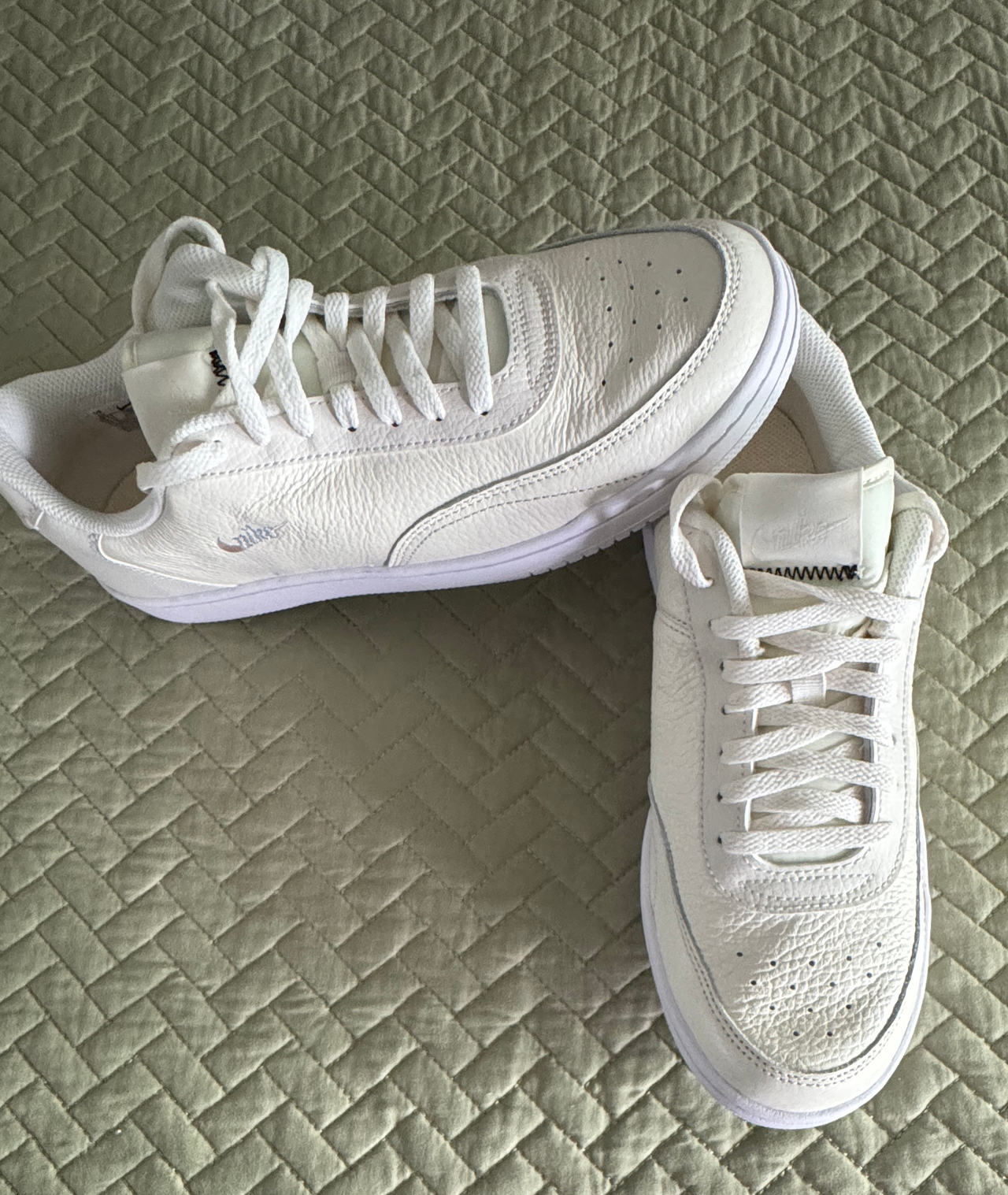 Nike Court Vintage Women's Off White Leather Sneakers