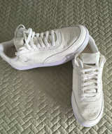 Nike Court Vintage Women's Off White Leather Sneakers - Image 1