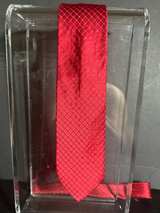 Donald J Trump Signature Collection Red Diamond Neck Tie Gold Bar President - Image 1