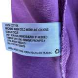 Wild Fable Purple Cropped Denim Jacket with Corduroy Collar - Image 6