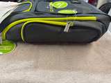BB Gear Baby Boom Diaper Backpack Gray & Lime Green - Image 4