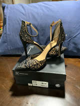 INC International Concepts Kinlee Lace Dress Sandals - Image 1