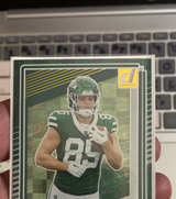 2022 Donruss Optic Jeremy Ruckert Green Velocity Rookie Card - Image 1