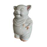 Shawnee Smiley Pig Cookie Jar with Blue Scarf - Image 2