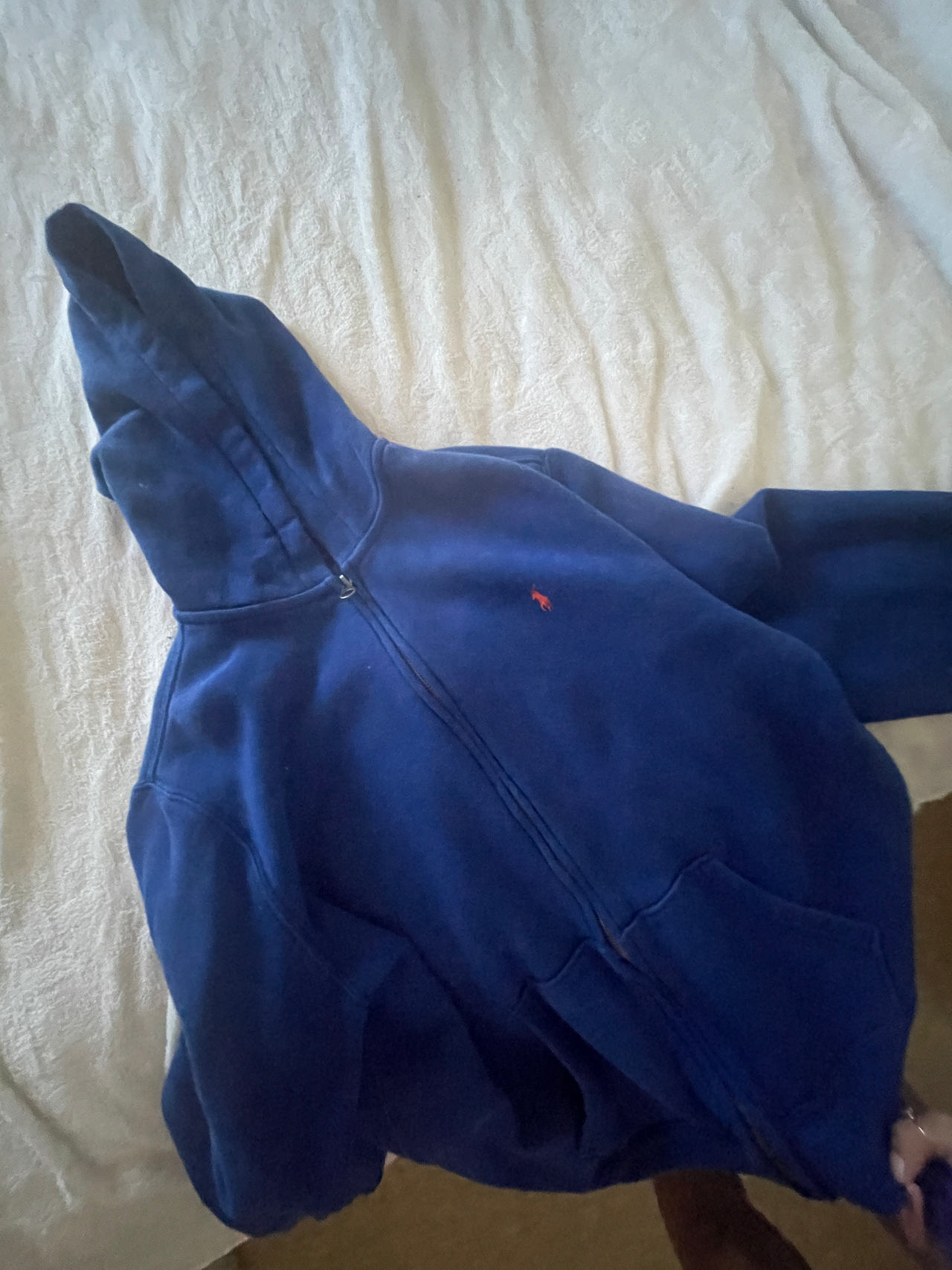 Polo Ralph Lauren Full-Zip Hoodie
Size : XL in Boys 