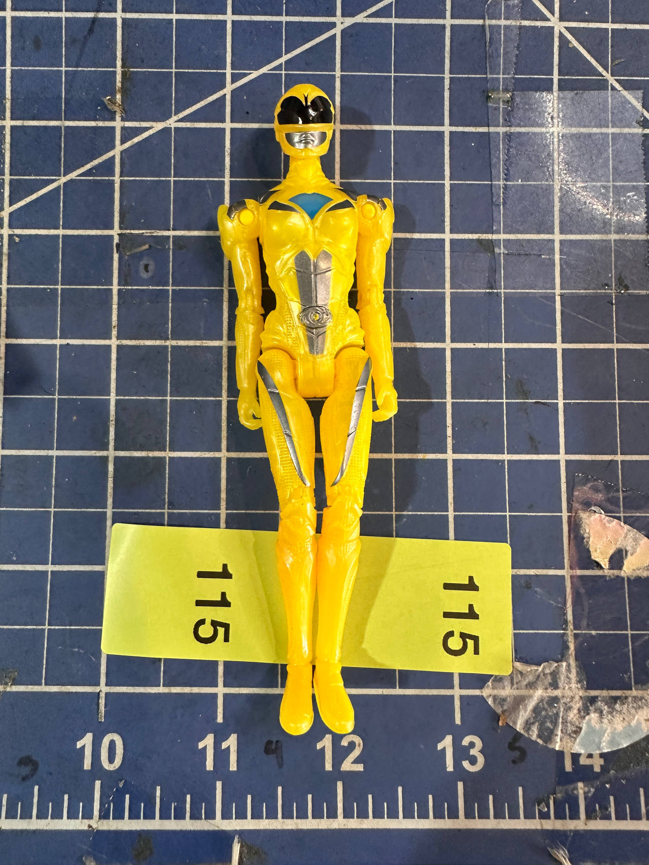 Power Rangers 2017 Movie Yellow Ranger Action Figure. 115