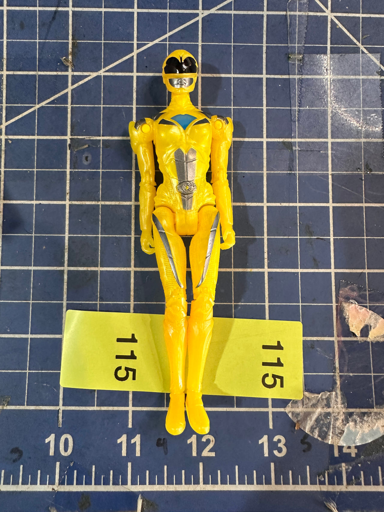 Power Rangers 2017 Movie Yellow Ranger Action Figure. 115