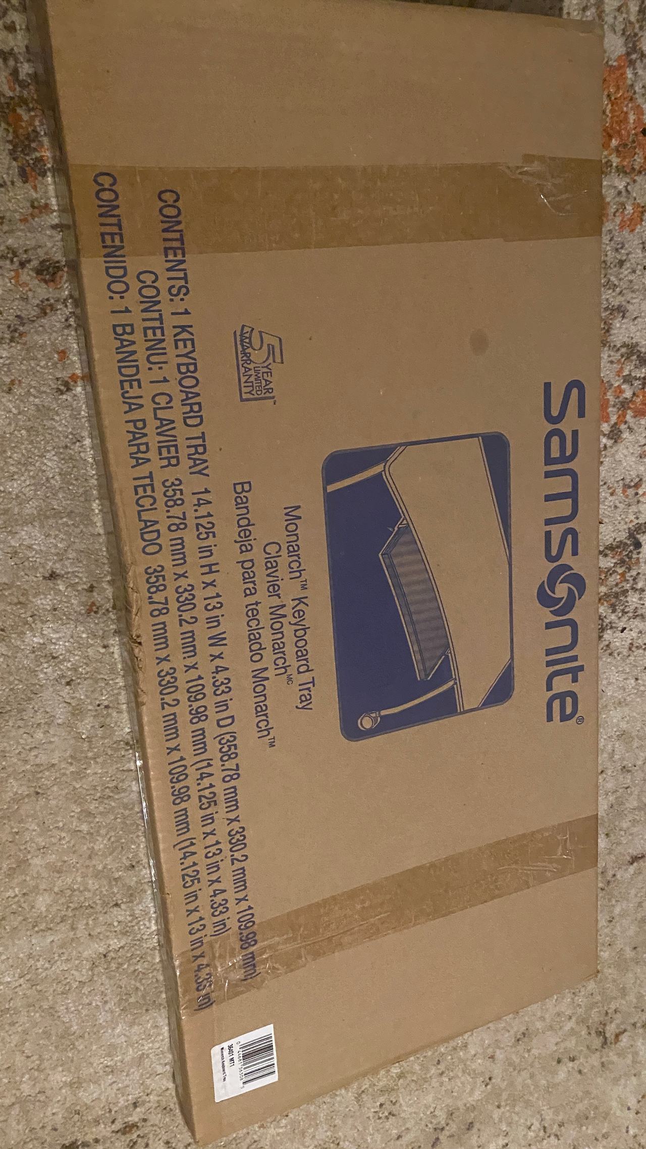 Samsonite Monarch Keyboard Tray