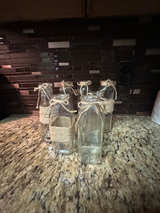 Decorative Glass Milk Bottles with Twine Wrap Propagation Plants - Image 2
