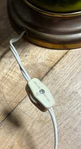 Vintage Green Ceramic Table Lamp - Image 5