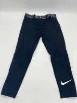 Nike Pro Dri-FIT Boys Youth Compression Pants Leggings Black Size S 4-5 Yrs - Image 1