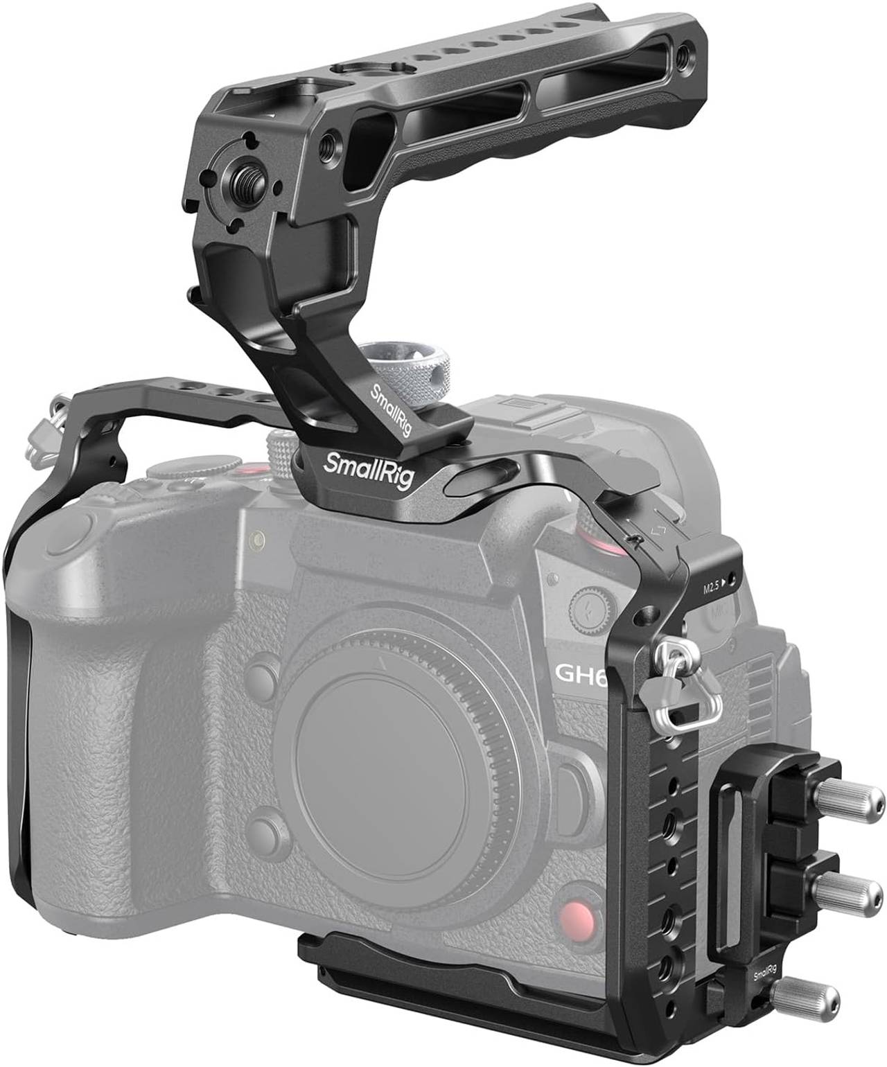 SmallRig HawkLock Quick Release Cage Kit Panasonic LUMIX GH7 GH6 4825 Top Handle