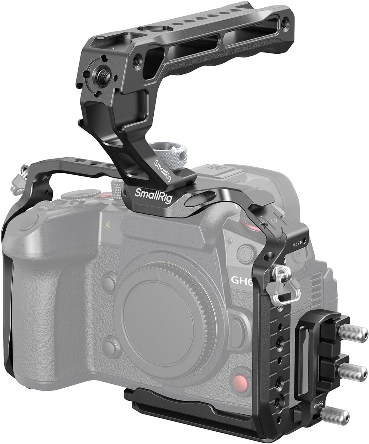 SmallRig HawkLock Quick Release Cage Kit Panasonic LUMIX GH7 GH6 4825 Top Handle