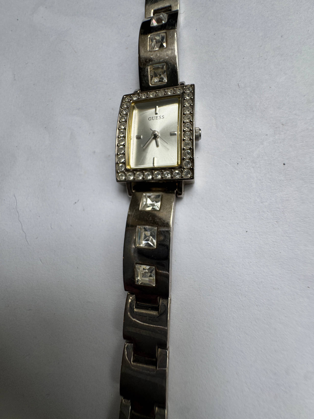 Guess Women's Crystal Accent Watch