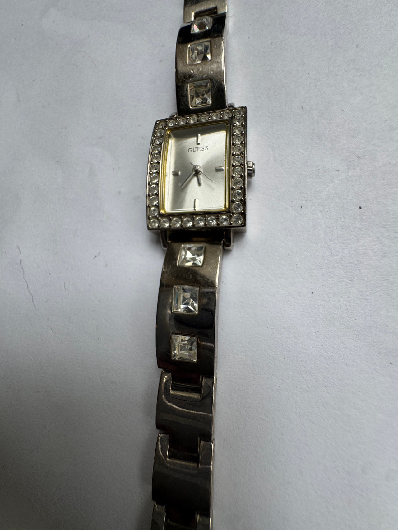 Guess Women's Crystal Accent Watch