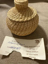 Tohono O'odham Hand Woven Basket by Delphia Ortega - Image 1