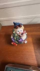 Kurt Adler Vintage Tabletop Wooden Christmas Tree with Ornaments - Image 8
