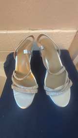 Naturalizer Silver Rhinestone Slingback Heels - Image 2