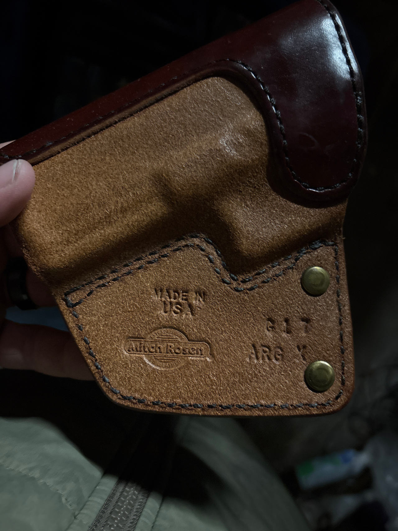 Mitch Rosen Leather Holster