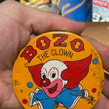 Vintage Bozo the Clown Pinback Button - Image 1
