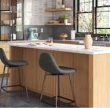 Copley Counter Height Barstool - Dark Gray - Image 4