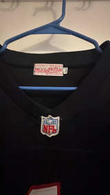 Mitchell & Ness Brett Favre Atlanta Falcons 1991 Throwback Jersey Black - Image 4