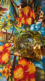 Vintage Amber Glass Square Ashtray - Image 6