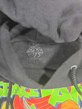 Space Jam Looney Tunes Graphic Hoodie Black Large - Image 6