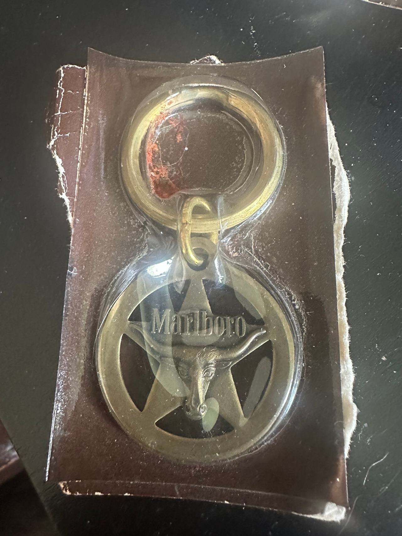 Marlboro Brass Keychain